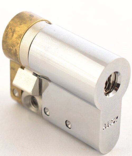 Циліндр Abloy Protec2 ключ/половинка (Фінляндія) 41.5 мм 31/10.5, ключ/половинка, Матовий хром від компанії Замок.укр - фото 1