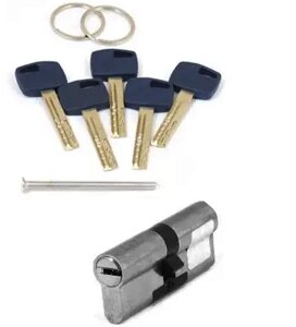 Циліндр APECS Premier XR-100 (50/50) ключ/ключ нікель (54)