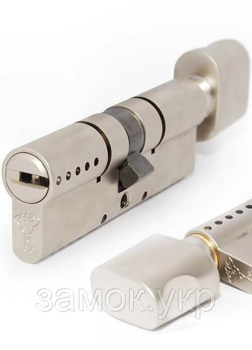 Циліндр Mul-t-lock Interactive+ ключ/тумблер нікель сатин 85 мм 50х35Т від компанії Замок.укр - фото 1