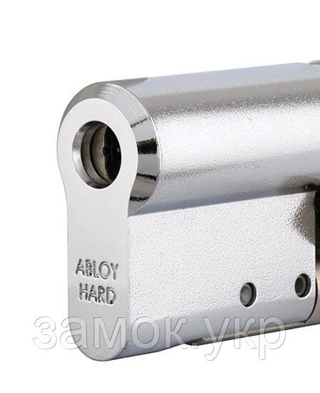 Циліндр замка ABLOY PROTEC2 CLIQ 48,5 мм 38Hix10,5 ключ/половинка хром полірований (Фінляндія) від компанії Замок.укр - фото 1