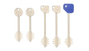 Набір ключів Potent 3+2 (120 мм) до замків серії 7100/8100 (Італія)