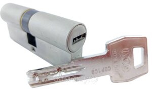 Циліндр AGB SCUDO 5000 (27x33) 60 мм ключ/ключ матовий хром