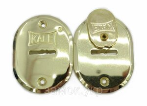 Декоративні накладки під сувальдний ключ Kale 511 латунь (Туреччина)