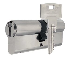 Циліндр замка Abus Vitess 1000 ключ/ключ сатиновий нікель (Німеччина) 100 мм 50/50