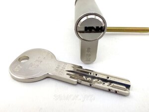 Iseo R7 40мм 30х10 ключ/половинка нікель (Італія)