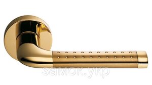 Ручка дверна Colombo Tailla LC 51 полірована латунь/матове золото (Італія)