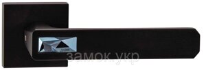 Ручка дверна ORO&ORO GALASSIA 108СR-15E чорний/блакитний металік (Італія)