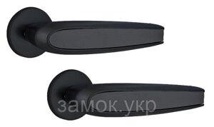 Чорна дверна ручка Abloy Duetto 8/002 DIN 56-80мм (Фінляндія)