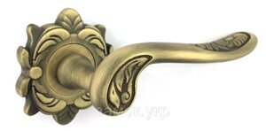 Дверна ручка для вхідних дверей Fadex Daisy 202Z матова бронза (Італія)
