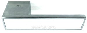 Дверна ручка ILAVIO 2366 хром матовий / білий (Греція)