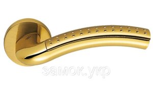Ручка дверна Colombo Milla 41 полірована латунь/матове золото (Італія)