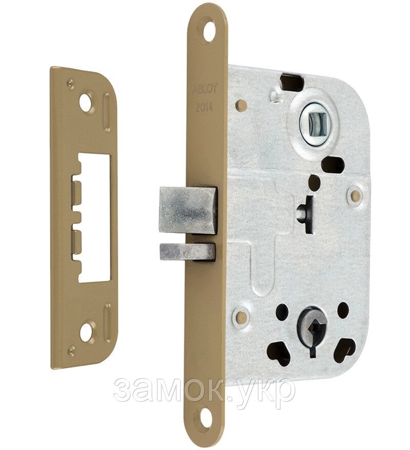 Замок врізний ABLOY WC 5mm 2014 UNIV BS45мм 72мм 1KEY зі зворотною планкою латунь (Фінляндія) від компанії Замок.укр - фото 1