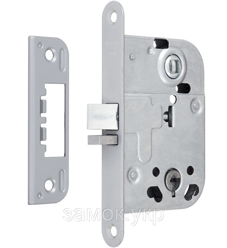 Замок врізний ABLOY WC 5mm 2014 UNIV BS45мм 72мм 1KEY зі зворотною планкою сірий металік (Фінляндія) від компанії Замок.укр - фото 1