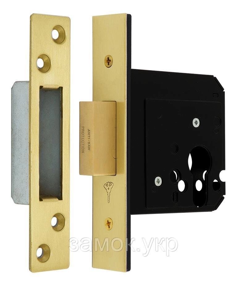 Замок врізний MUL-T-LOCK 1-WAY DIN 731 PB UNIV ВЅ58мм SP (Ізраїль) від компанії Замок.укр - фото 1