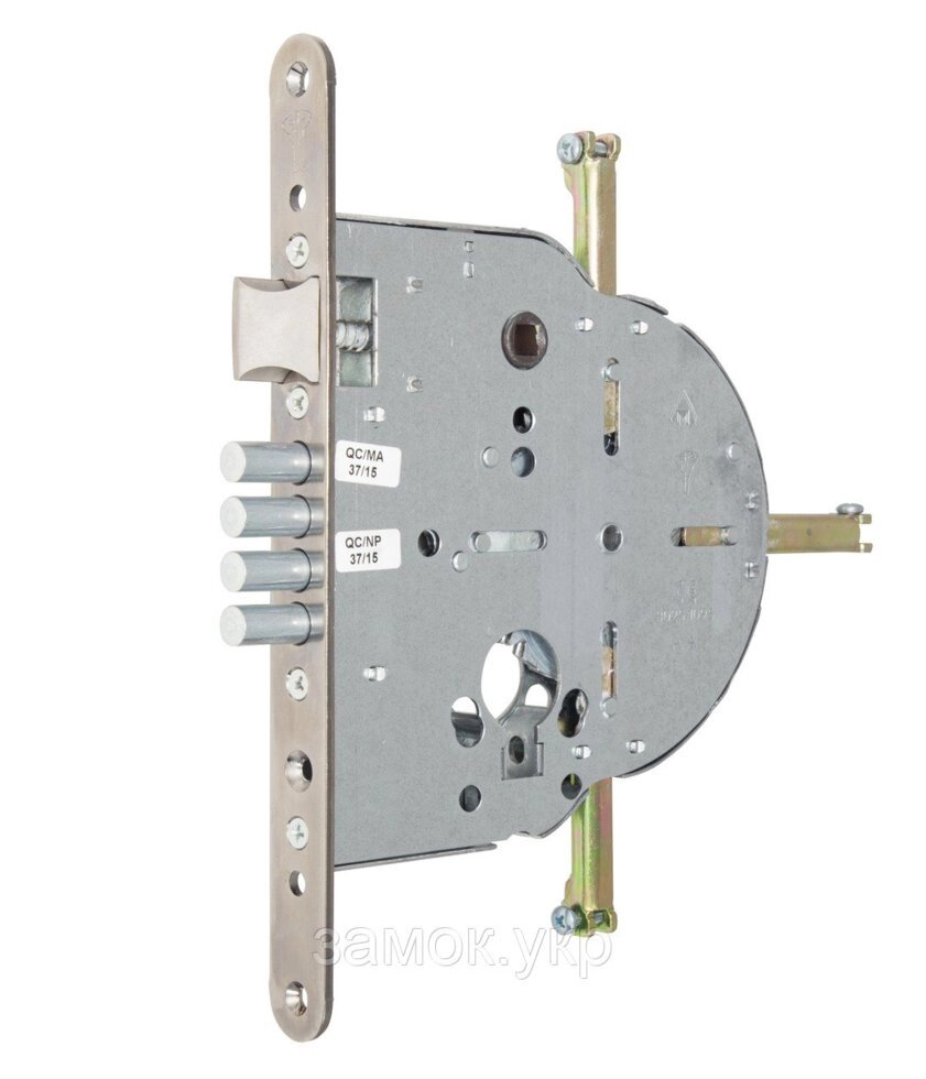 Замок врізний MUL-T-LOCK 4-WAY DIN M265 CR UNIV ВЅ65мм 90мм with_microswitch w/o_SP (Ізраїль) від компанії Замок.укр - фото 1