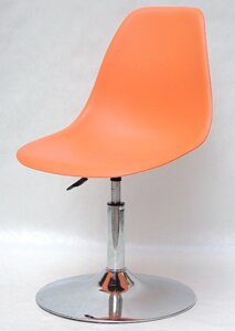 Поворотний стілець для кухні Nik CH-BASE жовтогарячий 70, Charles and Ray Eames