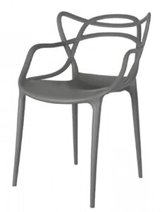 Міцне пластикове крісло Masters Chair сірий пластик PP