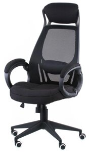 Крісло офісне Briz black fabric, механізм Tilt з регулюванням гойдання