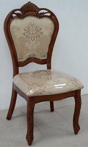 Стілець Classic 8041 G, класичнийрізний стілець із м'якою спинкою та сидінням, BACK + SEAT 8069B-А Daming