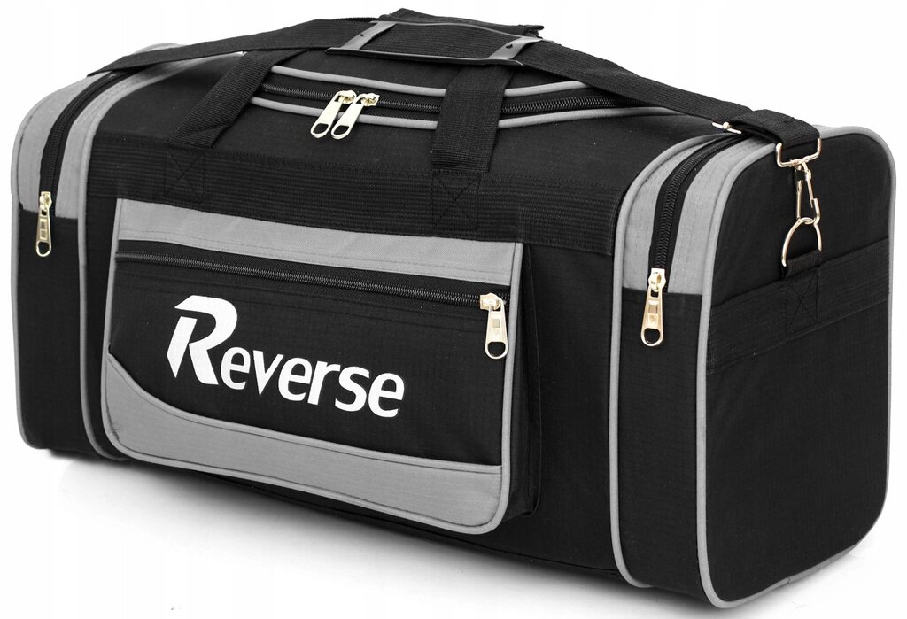 Дорожня сумка  58L Reverse чорна із сірим від компанії «SUPERSUMKA» - фото 1