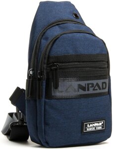 Чоловіча сумка Lanpad синя