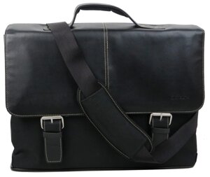 Чоловічий портфель з відділом для ноутбука 15,6 дюйма Monolith чорний