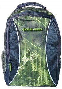 Рюкзак міський Paso Global Vibes сірий на 19л