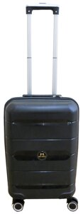 Пластикова маленька валіза з поліпропілену 40L My Polo чорна