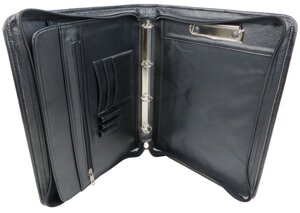 Ділова папки із еко шкіри Exclusive, Україна чорна