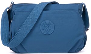 Жіноча текстильна сумка на плече Jielshi синя