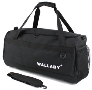 Спортивна сумка середнього розміру 50L Wallaby 3060 чорна