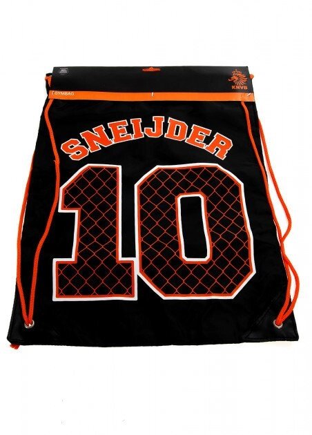 Спортивний рюкзак, котомка KNVB Gymbag Sneijder Nr 10 Black від компанії «SUPERSUMKA» - фото 1