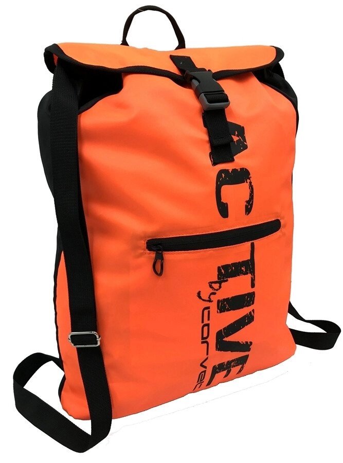 Спортивний рюкзак-мішок 13L Corvet, BP2126-98 жовтогарячий від компанії «SUPERSUMKA» - фото 1