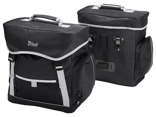 Велосумка Crivit Pannier Bag чорна на 17л