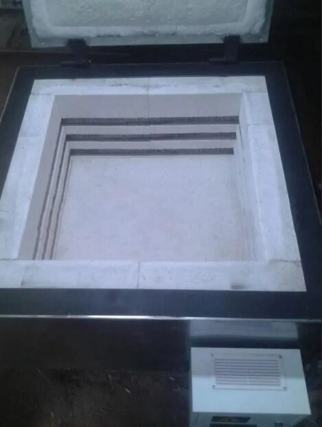 Муфельна піч МП-80. В з вертикальним завантаженням (зверху) кераміка/фехраль від компанії Компанія "Алмедика" - фото 1