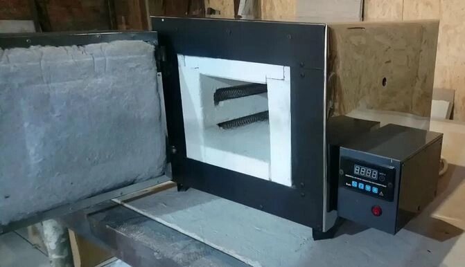 Муфельна піч МП-9/1200 універсальна, кераміка/фехраль від компанії Компанія "Алмедика" - фото 1