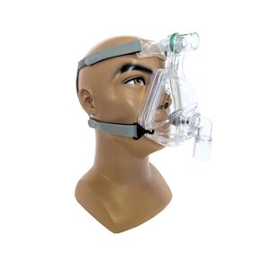 Орально-назальна силіконова маска (CPAP) Sleepas з отвором для видиху (M)