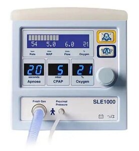Аппарат штучної вентиляції легень SLE 1000 стійка, зволожувач, компрессор
