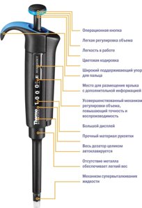 Дозатор піпеточних ДПОП-1-2-20 мкл, автоклавуємий