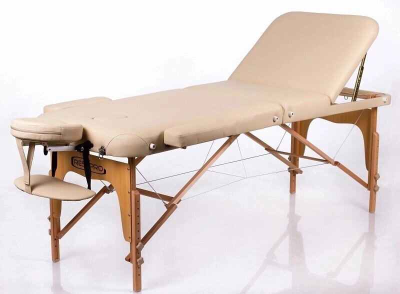 Restpro memory 3 бежевий переносний масажний стіл (кушетка) від компанії Компанія "Алмедика" - фото 1