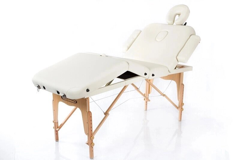 Restpro Vip 4 бежевий переносний масажний стіл (кушетка) від компанії Компанія "Алмедика" - фото 1