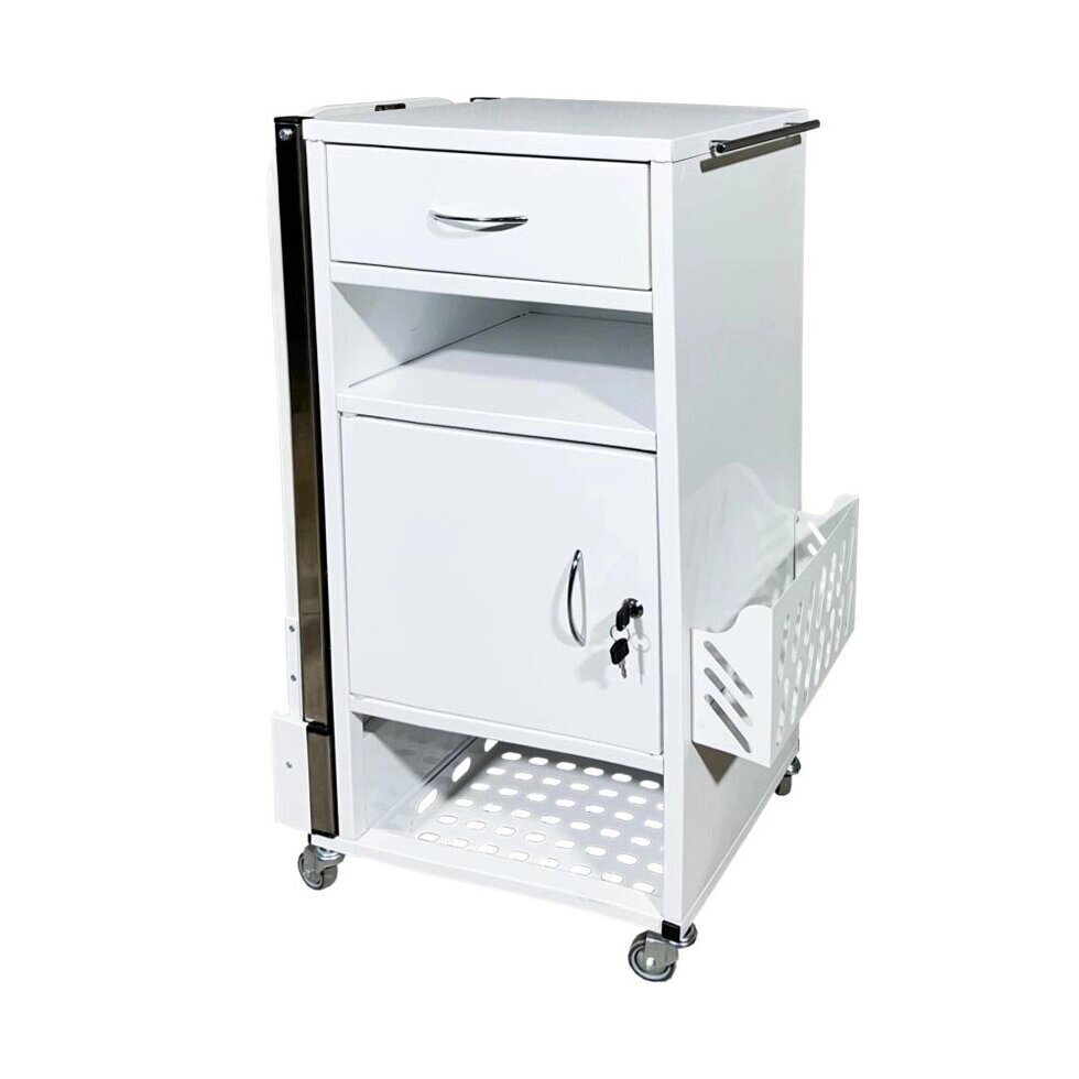 Тумба медична приліжкова ТП-1 зі столиком від компанії Компанія "Алмедика" - фото 1