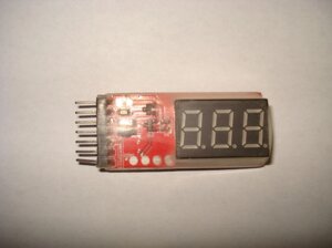 LiPo Индикатор 2-6S LiPo вольтметр.
