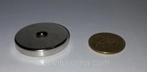 Неодимовий магніт під кріпильний шуруп 30/5мм (9 кг)