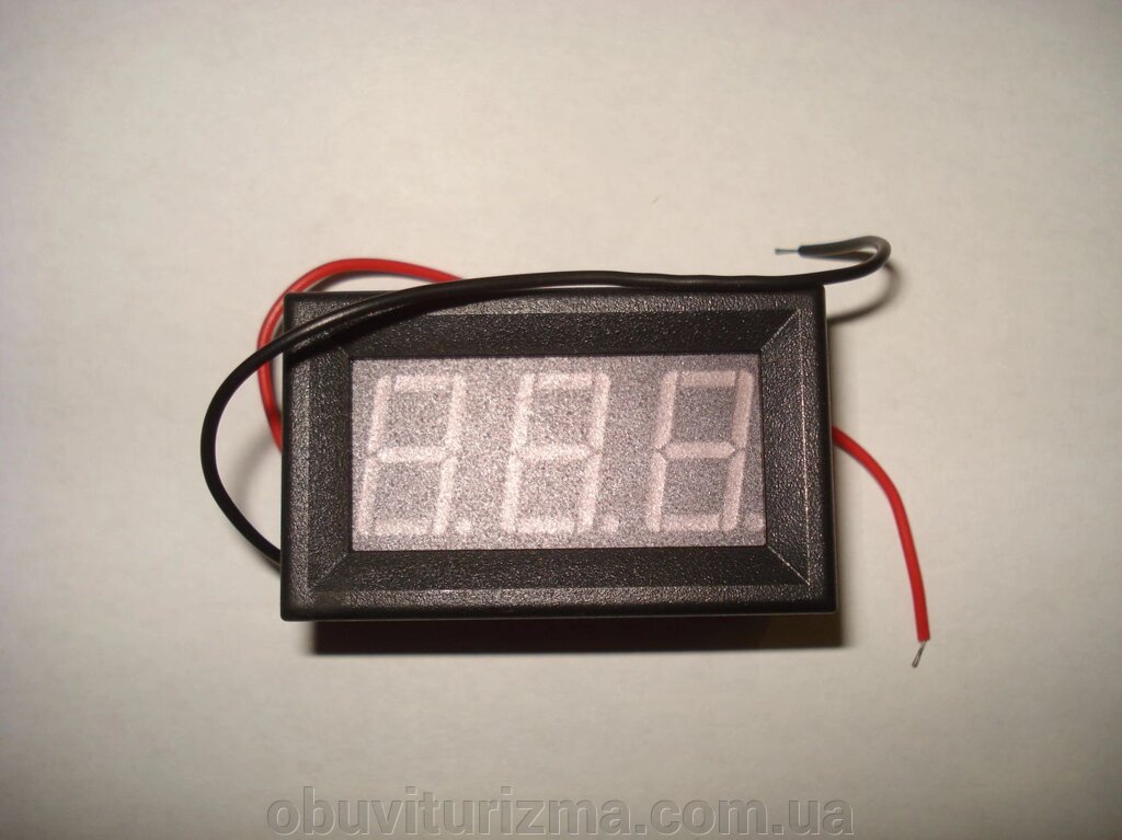 Цифровой MiNi 4.5-30V светодиодный  вольтметр. - огляд