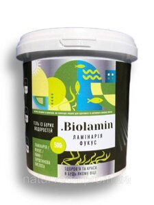 Біоламін- харчова добавка гель з бурих морских водоростей ламінарії та фукусу 500 мл