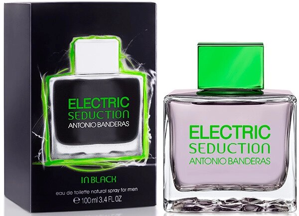 Чоловіча туалетна вода Antonio Banderas Electric Seduction In Black (Антоніо Бандерас Електрик Седакшн Блек) від компанії GLAMOUR-PARFUM - фото 1