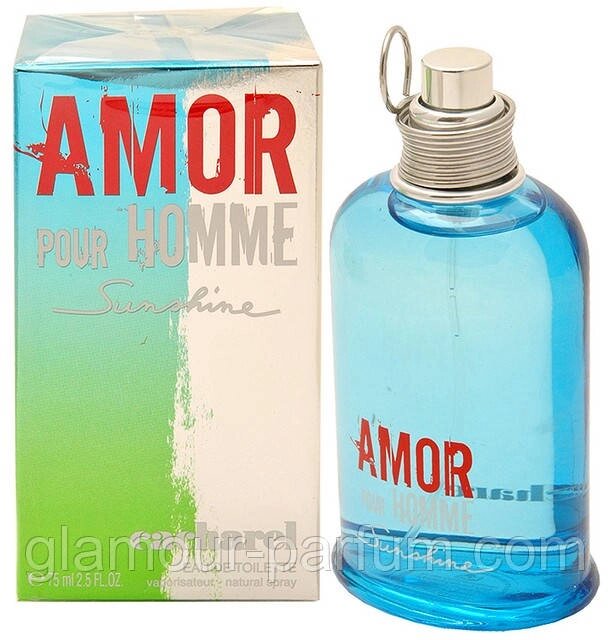 Чоловіча туалетна вода Cacharel Amor Pour Homme Sunshine (Кашарель Амор Пур Хом Саншайн) від компанії GLAMOUR-PARFUM - фото 1