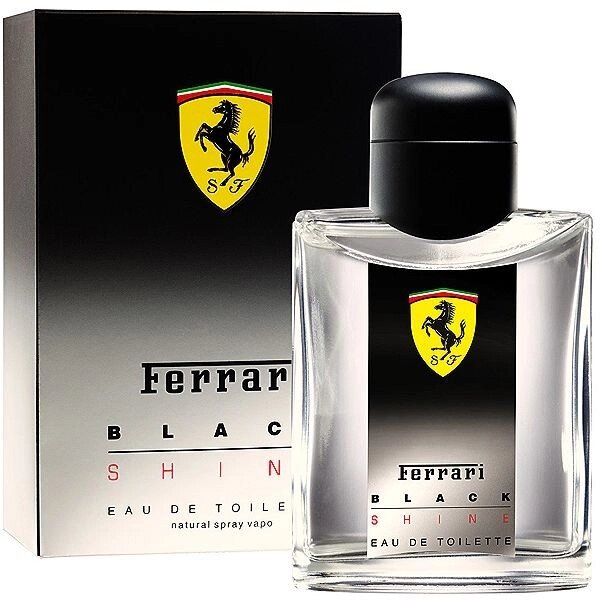 Чоловіча туалетна вода Ferrari Black Shine (Ферарі Блек Шайн) від компанії GLAMOUR-PARFUM - фото 1