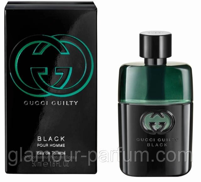 Чоловіча туалетна вода Guilty Black Pour Homme (Гилти Блек) від компанії GLAMOUR-PARFUM - фото 1